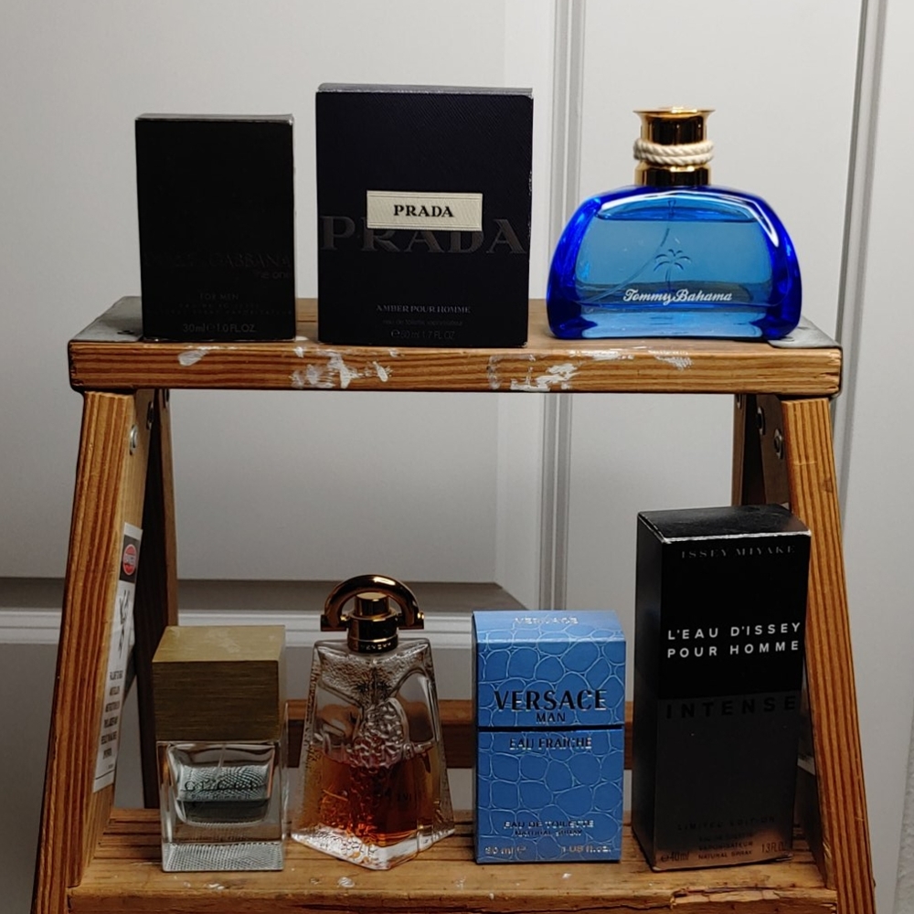 Mens high-end Fragrances